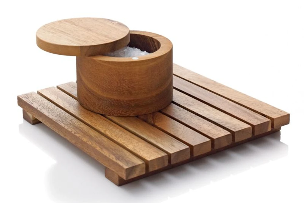 Acacia Salt Cellar
