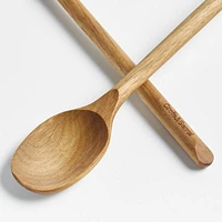 Crate & Barrel Tondo Utensil Holder with Set of 5 Acacia Wood Utensils