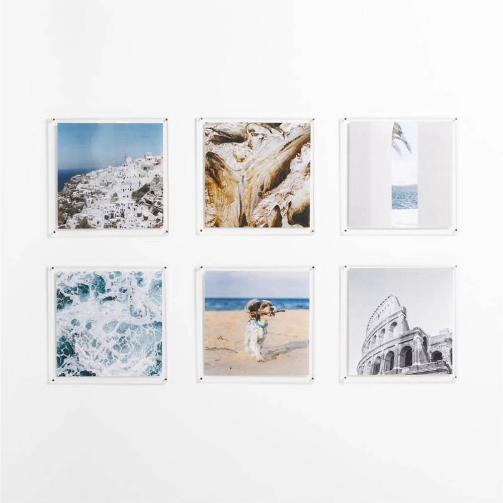 Piece Acrylic Block 11x11 Gallery Wall Frame Set