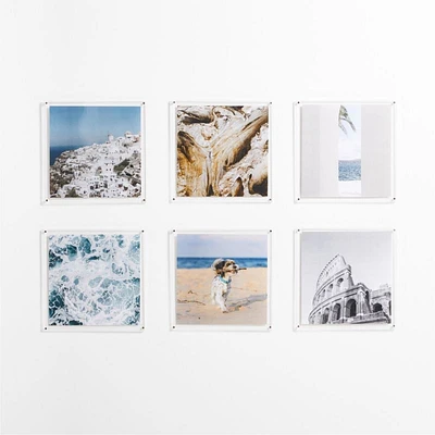 Piece Acrylic Block 11x11 Gallery Wall Frame Set