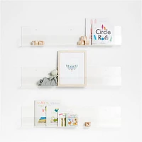 Now You See It Clear Acrylic Large Book Ledge