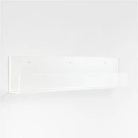 Now You See It Clear Acrylic Large Book Ledge