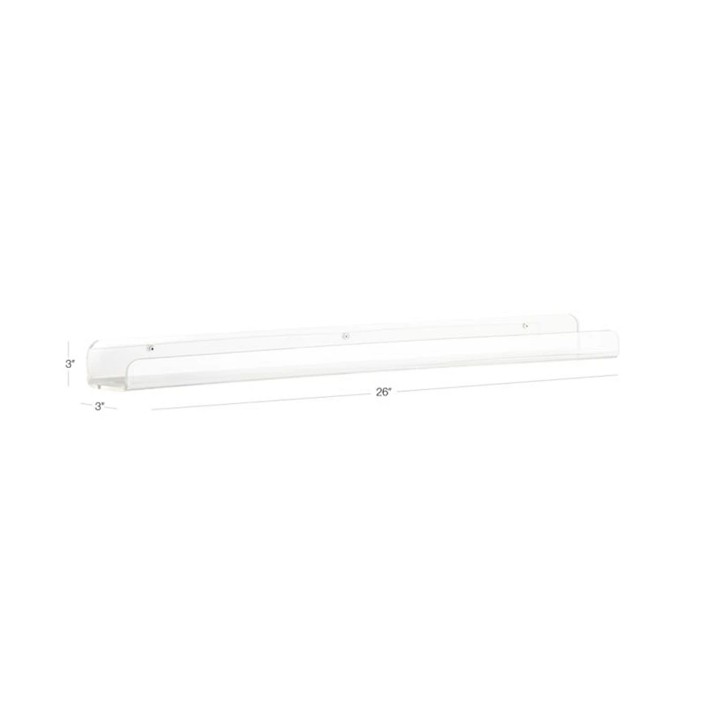 Now You See It Clear Acrylic Floating Display Ledge