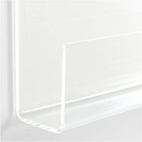 Now You See It Clear Acrylic Large Book Ledge
