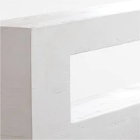 Adia White Wood Platform Queen Bed by Leanne Ford