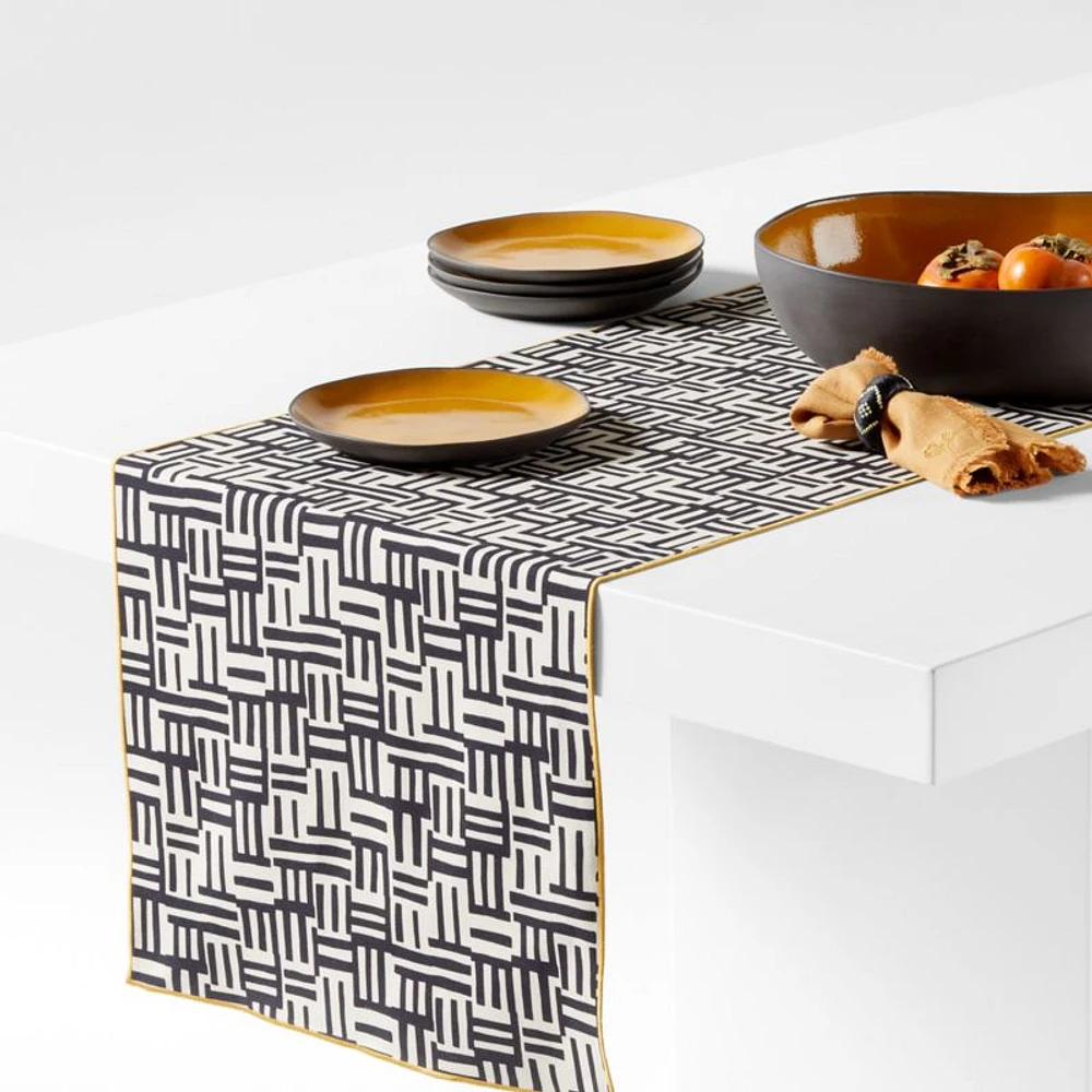 Adidibea Reversible Print Table Runner by Eric Adjepong
