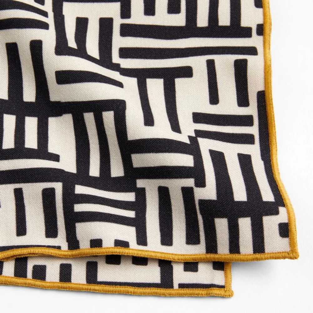 Adidibea Shapes Printed Cotton Napkin by Eric Adjepong