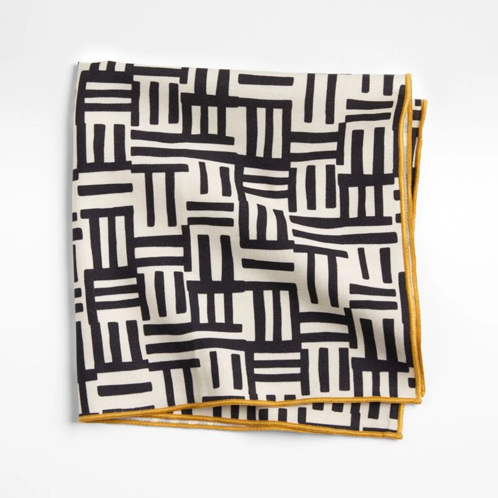 Adidibea Shapes Printed Cotton Napkin by Eric Adjepong