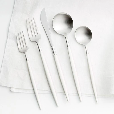 Aero White 20-Piece Flatware Set