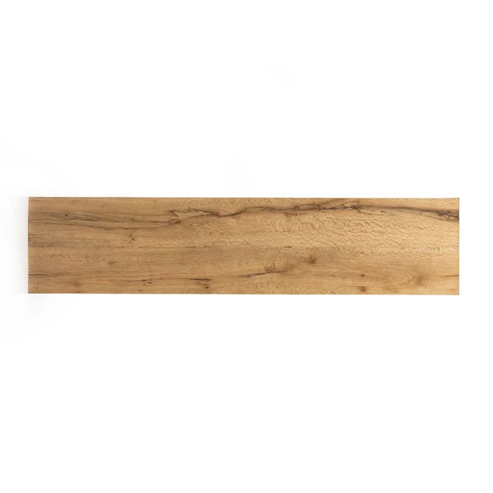 Albie 78.75" Rectangular Natural Oak Wood Console Table
