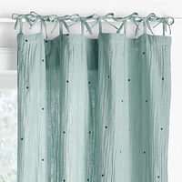 Aldrin Organic Cotton Sheer Window Curtain Panel 44"x63
