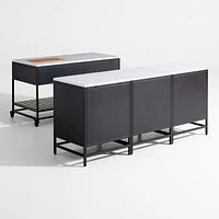Alfresco 3-Piece Outdoor Kitchen Set with Island