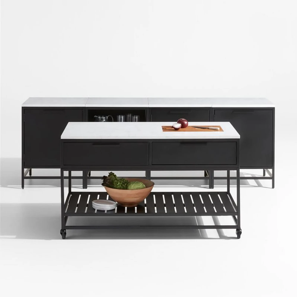 Alfresco 4-Piece Outdoor Kitchen Set with Island