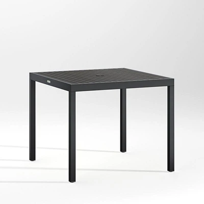 Alfresco 35" Black Outdoor Cafe Table