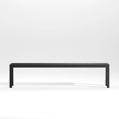 Alfresco Black Outdoor Dining Bench