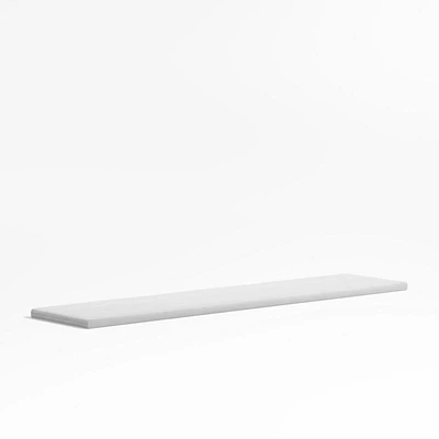 Alfresco White Sunbrella ® Outdoor Dining Bench Cushion