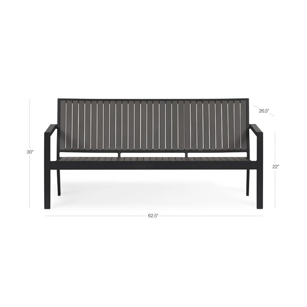 Alfresco Grey Outdoor Sofa