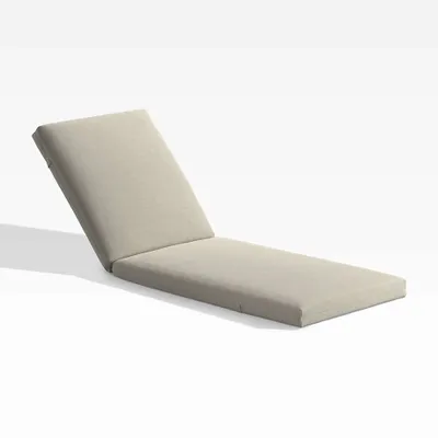 Alfresco Silver Sunbrella ® Outdoor Chaise Cushion