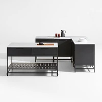 Alfresco Petite L-Shaped Outdoor Kitchen Set with Island