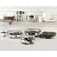 All-Clad ® 4-Slice Stainless Steel Waffle Maker with Removable Plates
