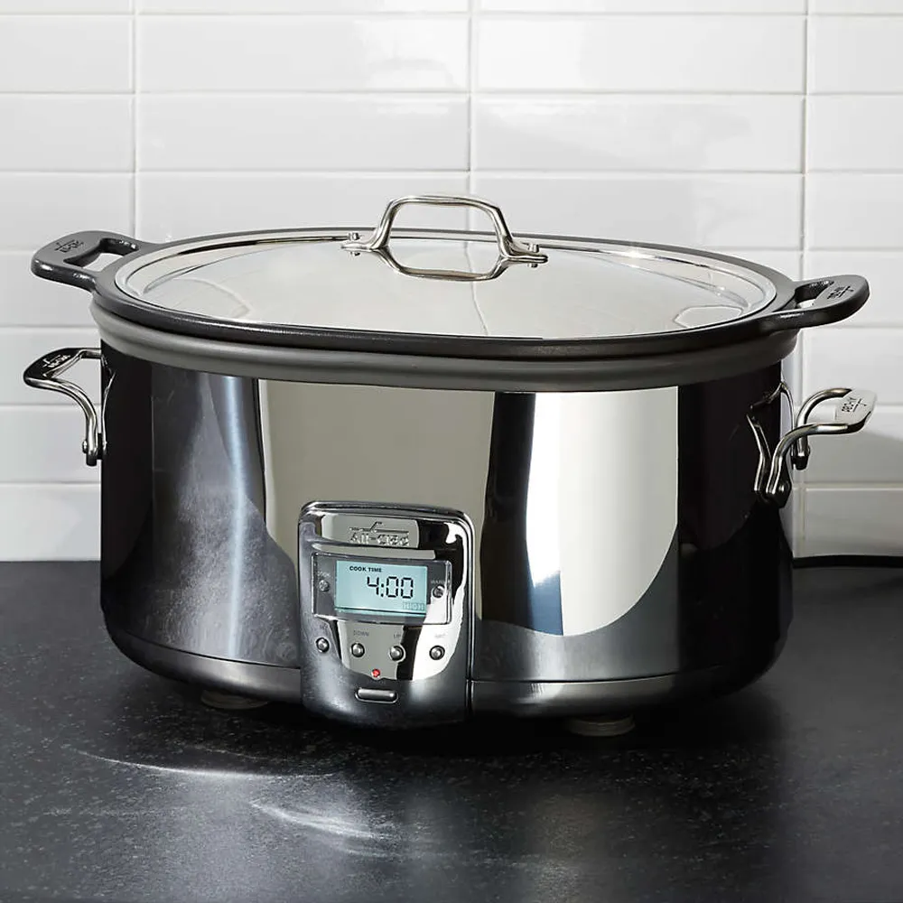 Crate & Barrel EvenCook Core 6 Qt. Stainless Steel Multipot with