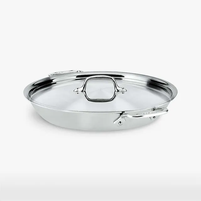 All-Clad D3 Stainless Steel 50th Anniversary Casserole with Lid, 3 qt.