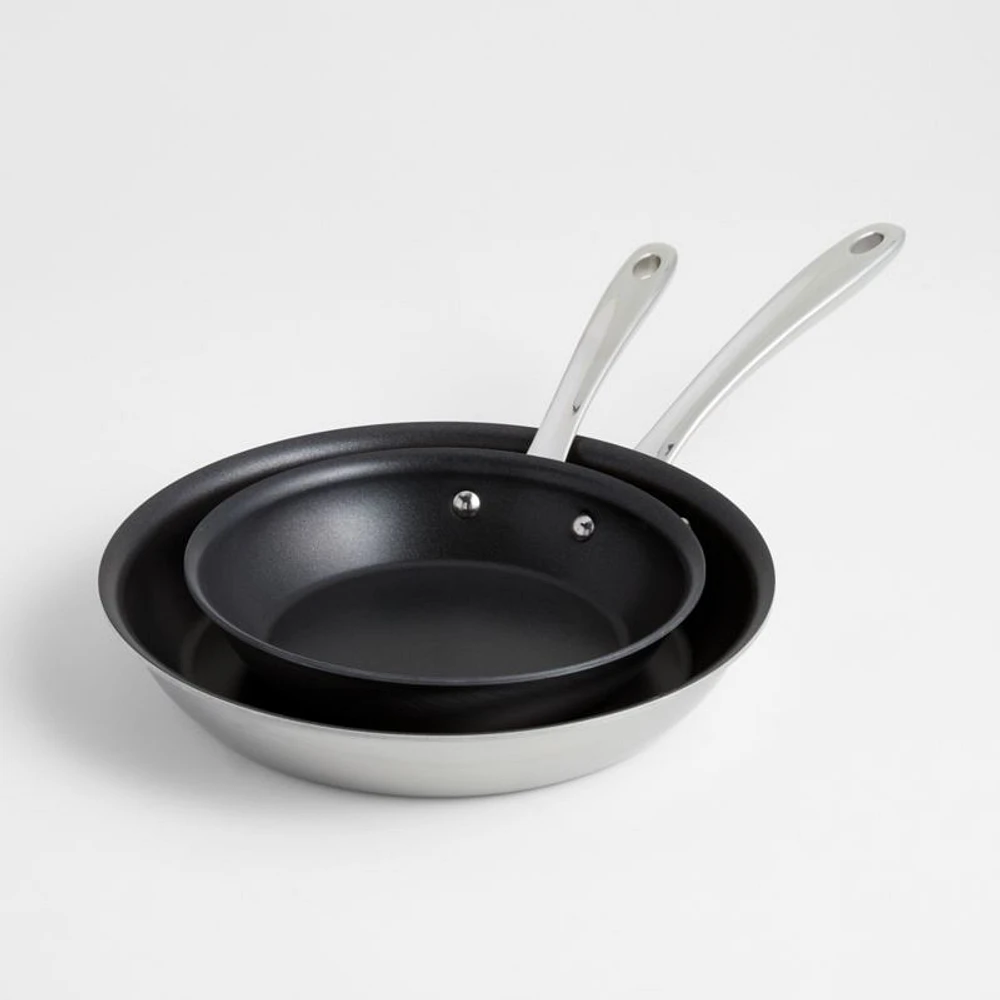 All-Clad ® d3 Curated Non-Stick Frying Pans, Set of 2: 8" and 10"