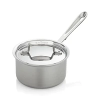 All-Clad ® d5 ® qt Brushed Stainless Steel Saucepan with Lid