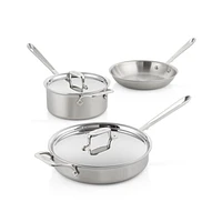 All-Clad ® d5 ® Brushed Stainless Steel 5-Piece Cookware Set