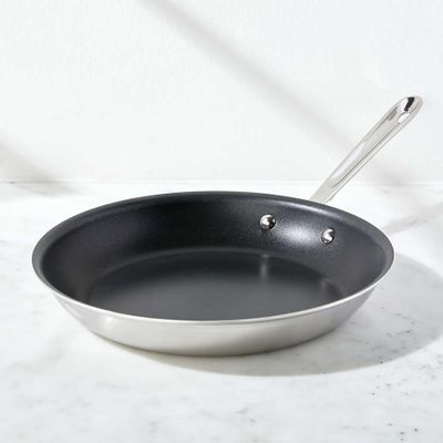 All-Clad © d5 Brushed Stainless Steel 12" Non-Stick Fry Pan