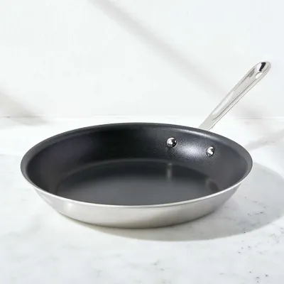 All-Clad © d5 Brushed Stainless Steel 12" Non-Stick Fry Pan