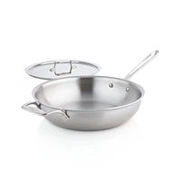 All-Clad ® d5 ® Brushed Stainless Steel 4-Qt Weekday Pan with Lid