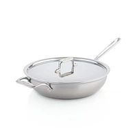 All-Clad ® d5 ® Brushed Stainless Steel 4-Qt Weekday Pan with Lid