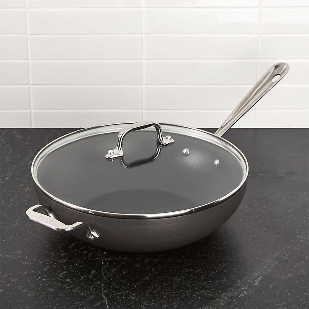 All-Clad ® HA1 Hard-Anodized Non-Stick 12" Chef's Pan with Lid