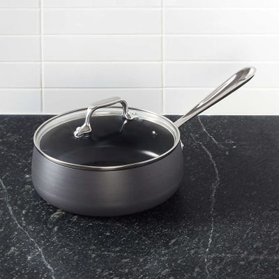 All-Clad ® HA1 Hard-Anodized Non-Stick 2.5-Qt. Saucepan with Lid