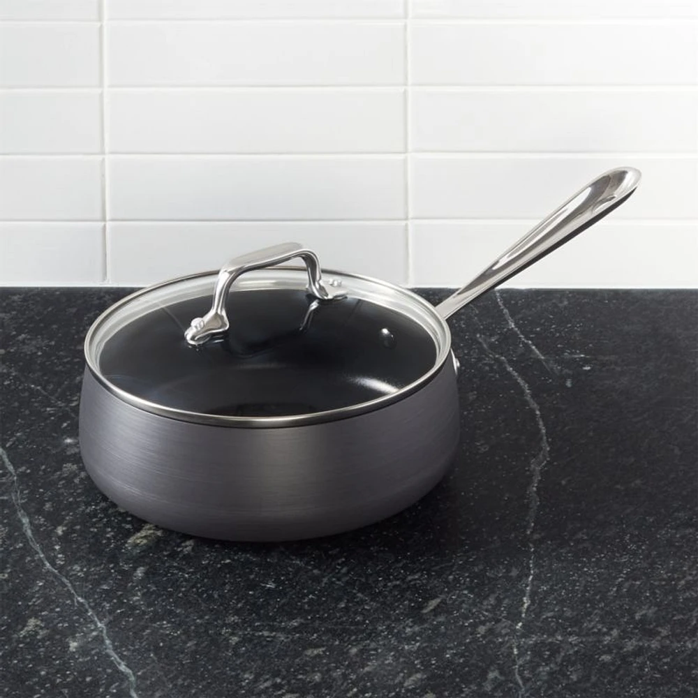 All-Clad ® HA1 Hard-Anodized Non-Stick 2.5-Qt. Saucepan with Lid