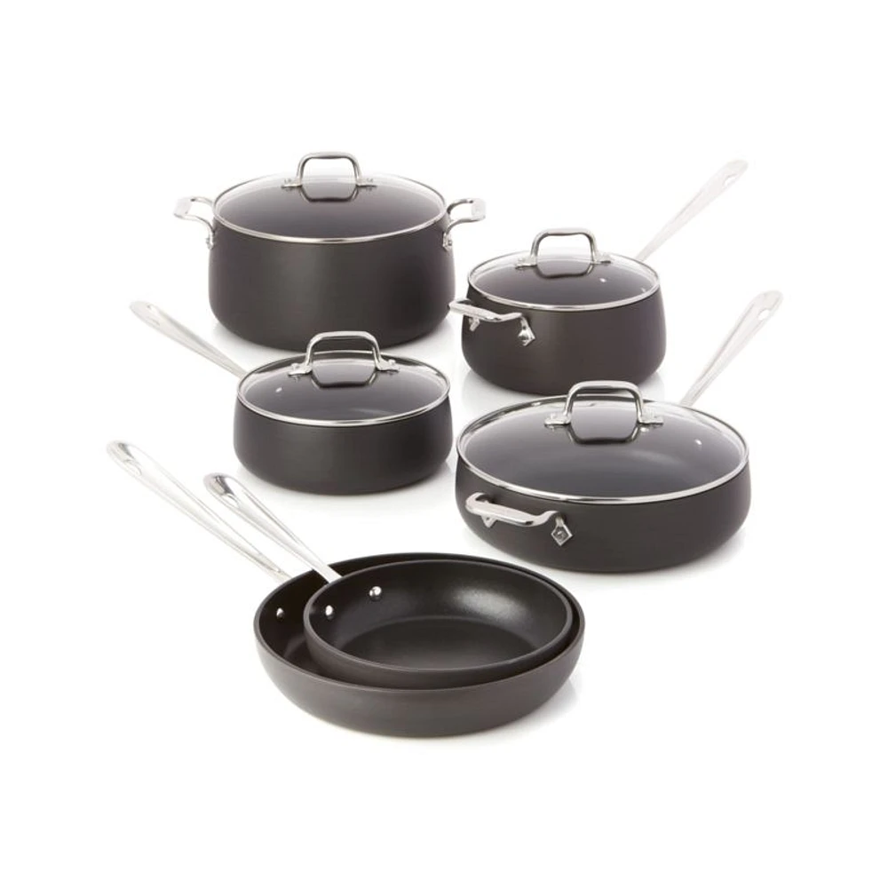 All-Clad ® HA1 Hard-Anodized Non-Stick 10-Piece Cookware Set