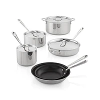 All-Clad ® d3 Pro Stainless Steel Non-Stick 10-Piece Cookware Set