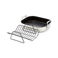 All-Clad ® Stainless Steel Non-Stick Large 16" Roaster with Rack