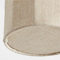 Allegra Small Linen Flush Mount Light by Jake Arnold