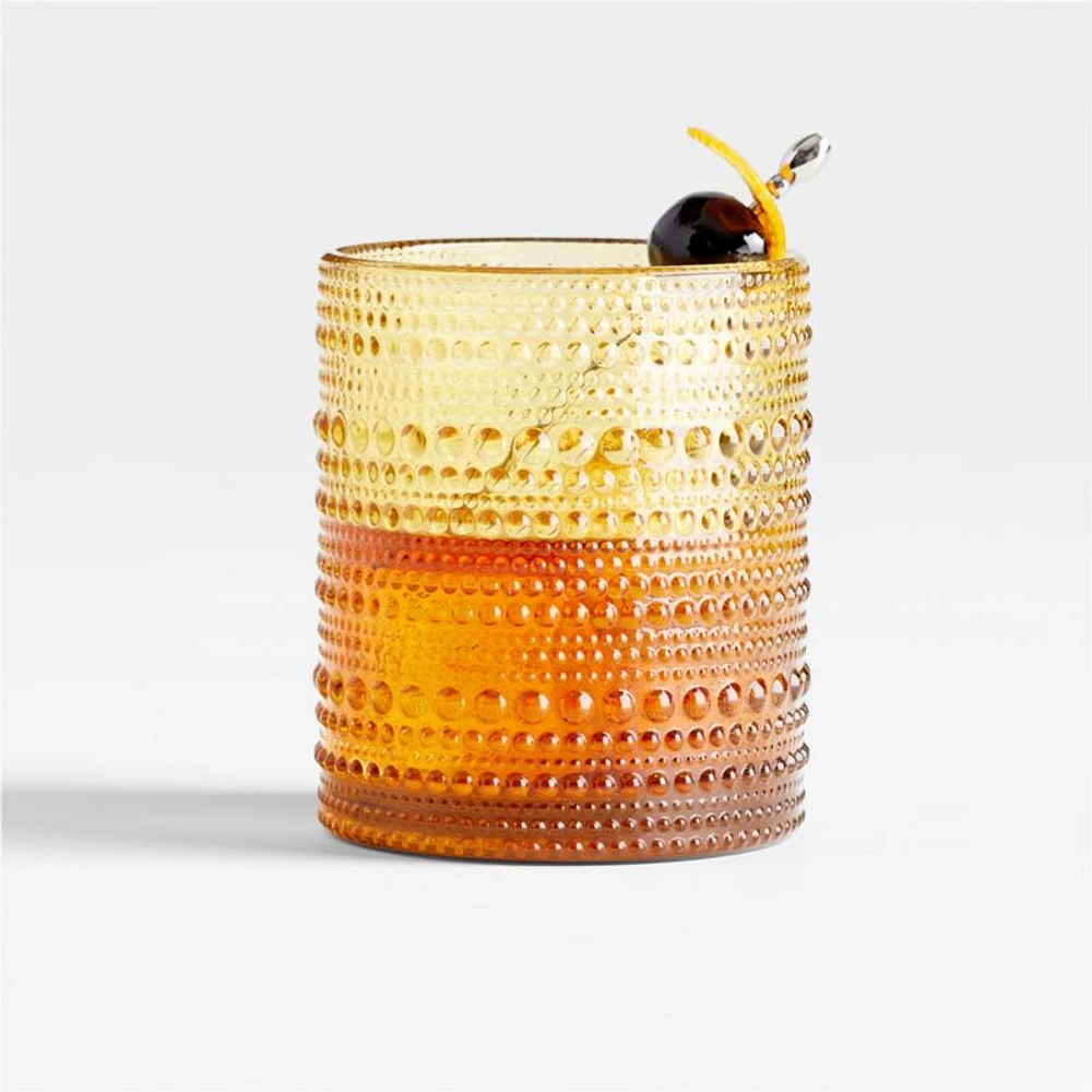 Alma 10-Oz. Amber Double Old-Fashioned Glass