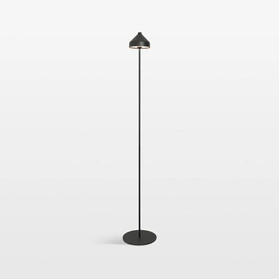 Amelie Pro Metal Floor Lamp Black by Zafferano America