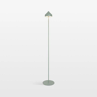 Amelie Pro Metal Floor Lamp Mint Green by Zafferano America