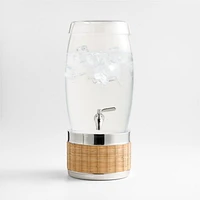 Amici Wicker Drink Dispenser Stand