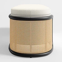 Anaise Cane Storage Bench
