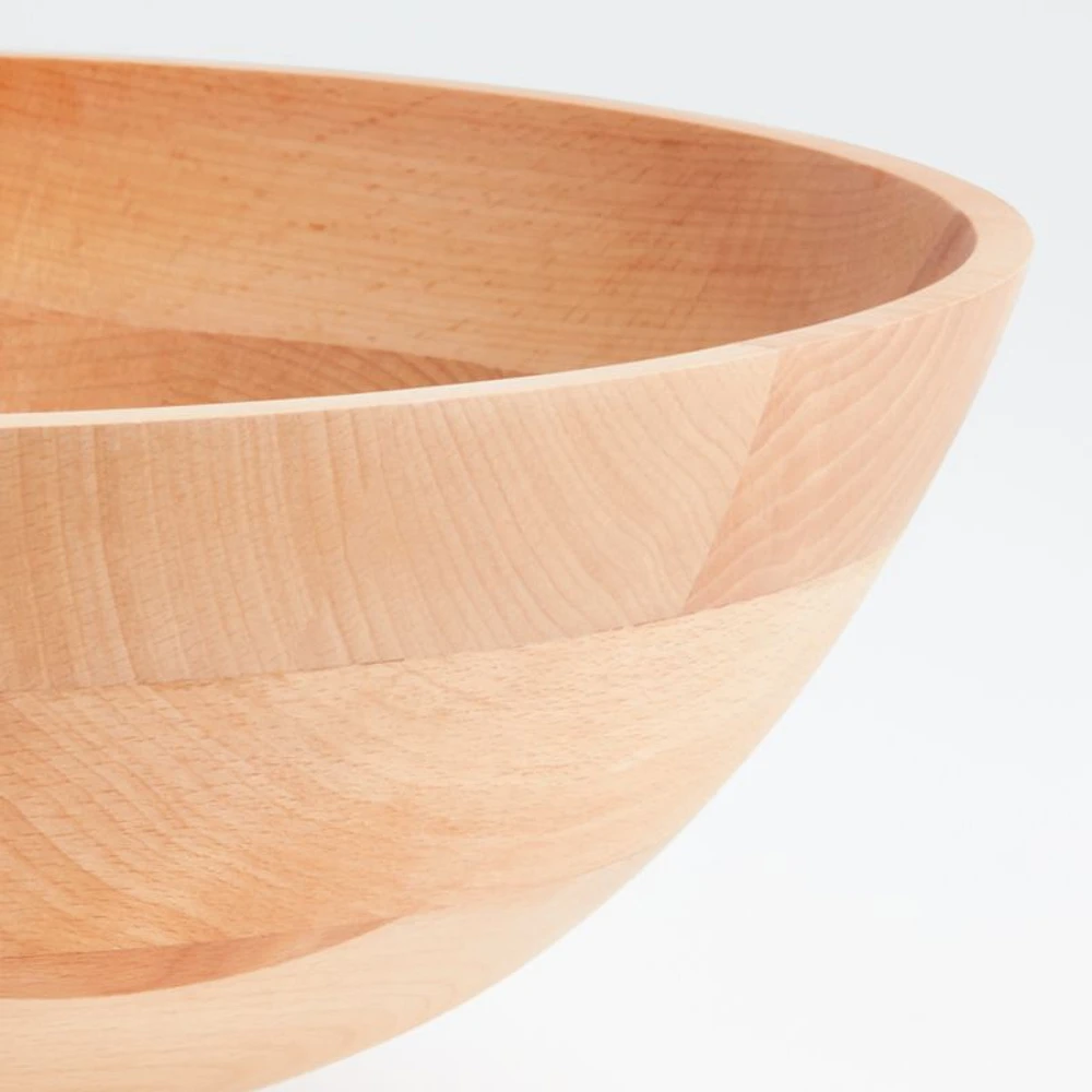Anders 15" Natural Wood Serving Bowl