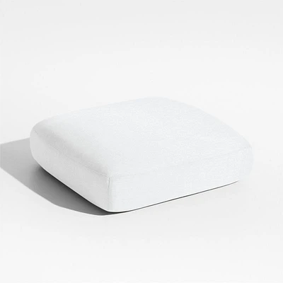 Andorra White Sunbrella ® Outdoor Ottoman Cushion