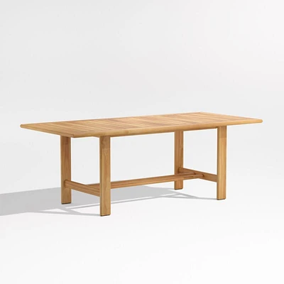 Anguilla 83" Teak Wood Outdoor Dining Table