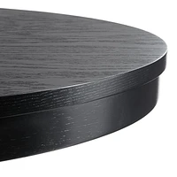 Aniston Black 45" Round Extension Dining Table