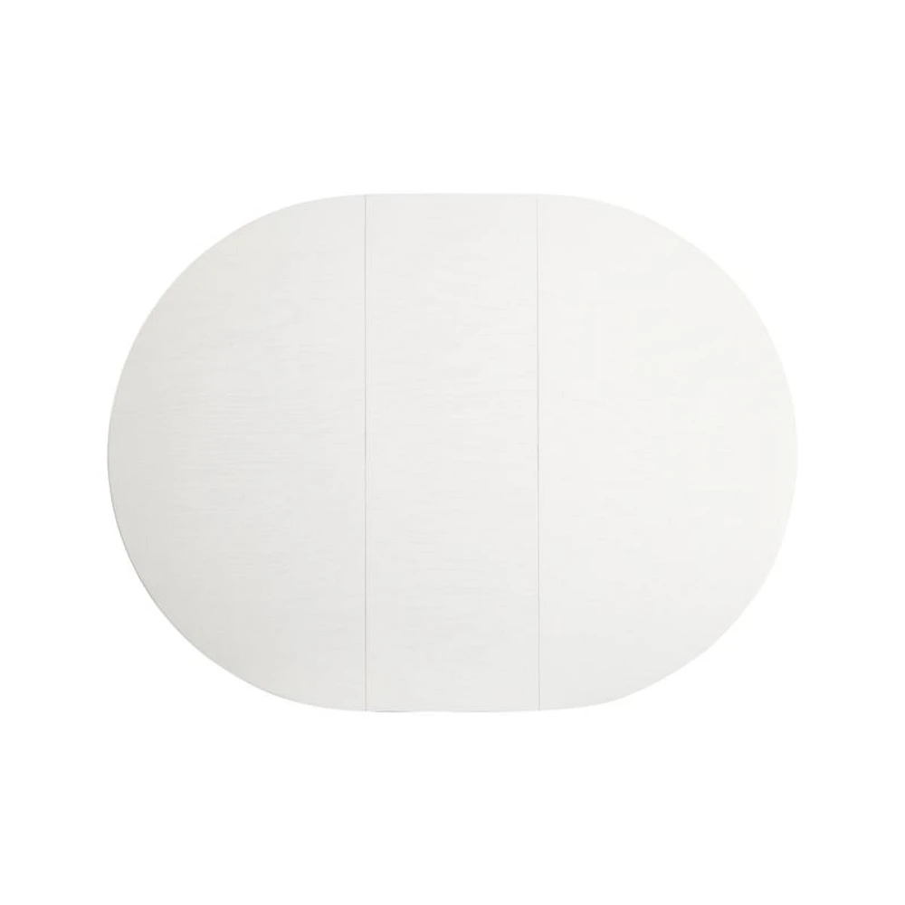 Aniston White 45" Round Extension Dining Table
